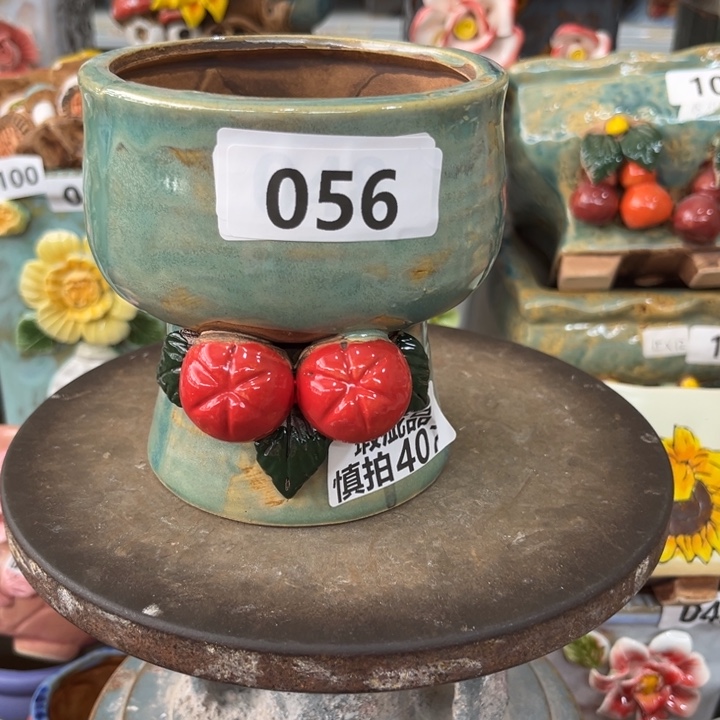 紫砂花盆粗陶材质多肉花盆