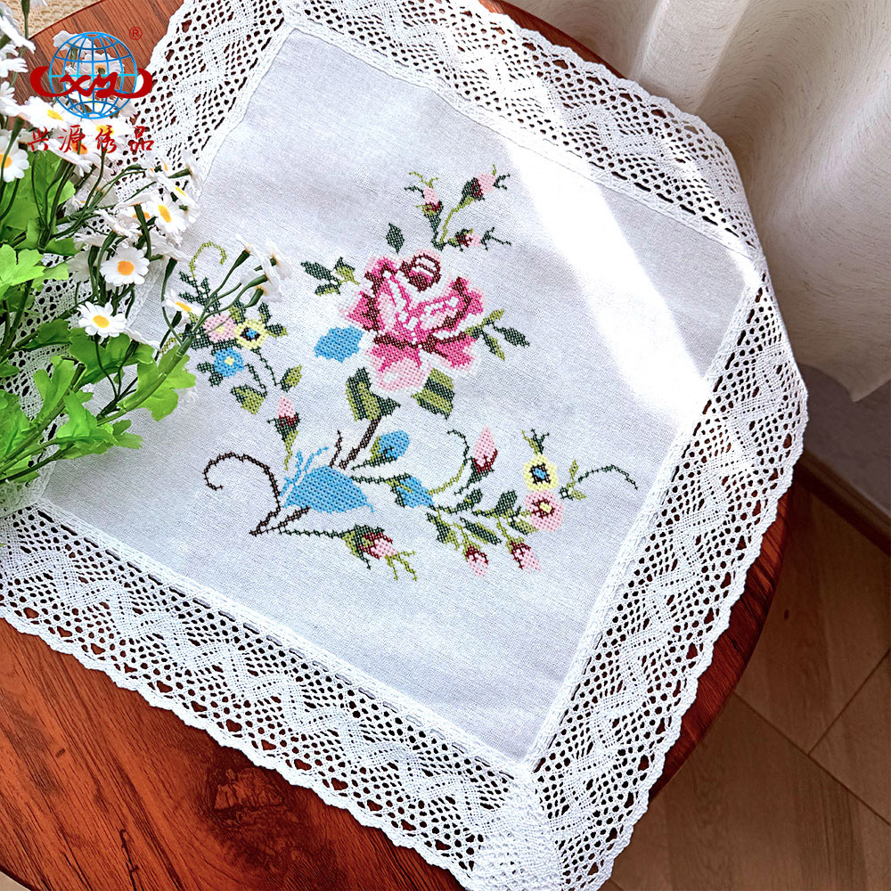 2403-77白色【45*45cm（±3cm）】2片加厚小家电盖巾茶盘防尘布