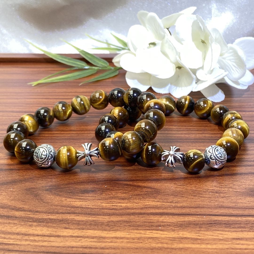 【星浩珠宝】虎眼石手串28-2T92K305【多样性发一件】10mm