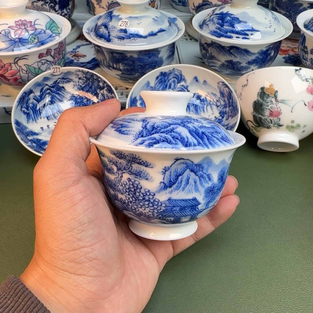 陶纯手工纯手绘茶具234