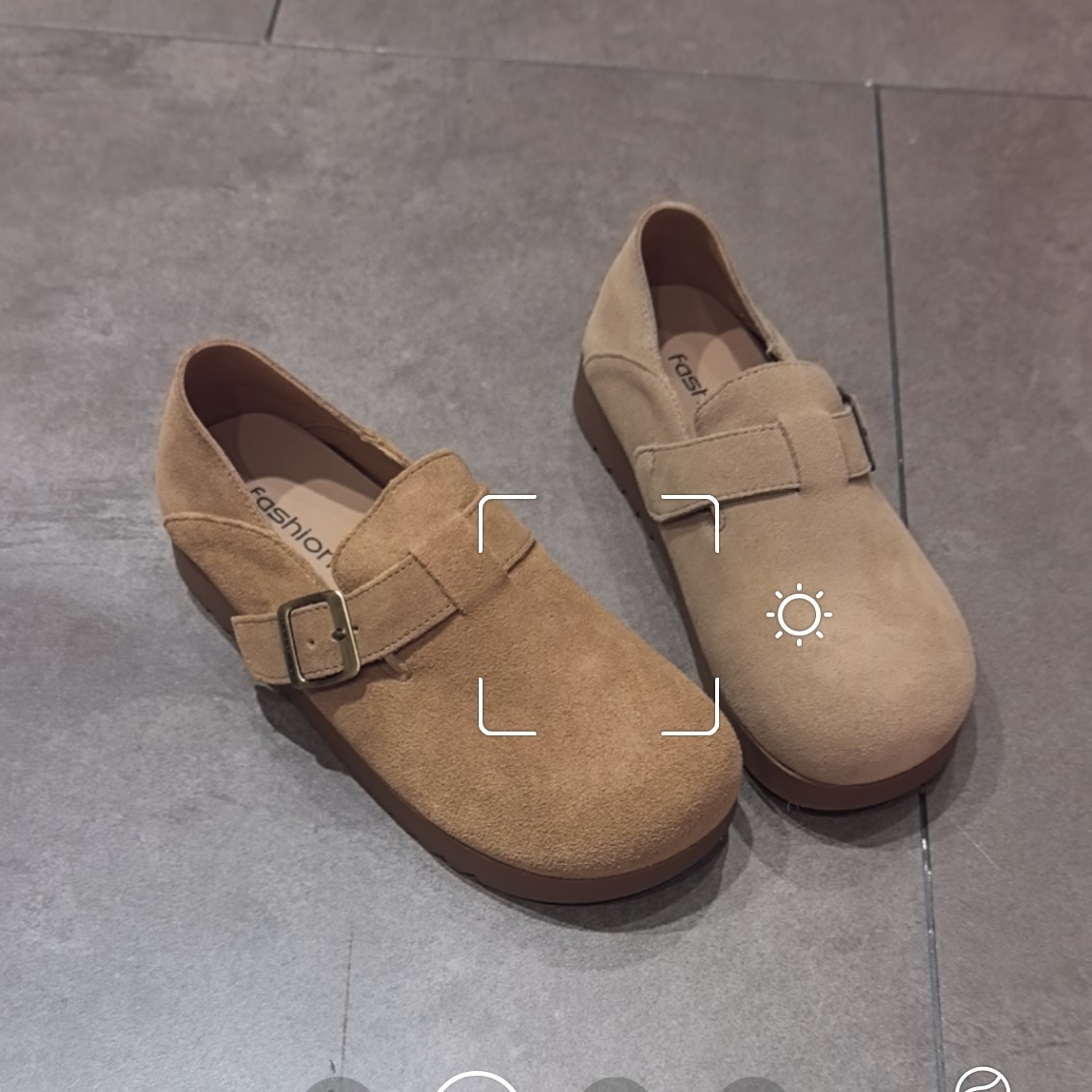 诗涵家 真皮软底博肯休闲鞋8002