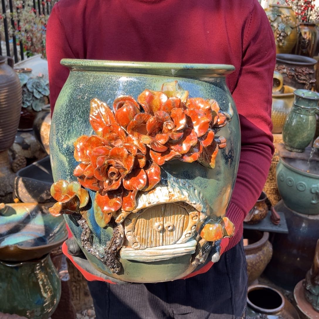 红陶高31口25有孔