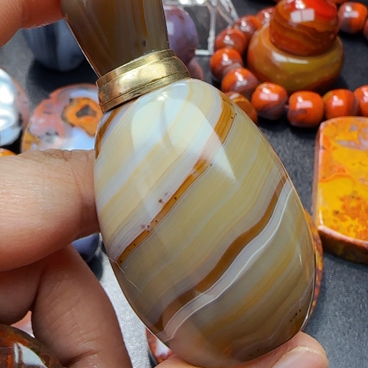 玛瑙/玉髓战国红玛瑙未镶嵌