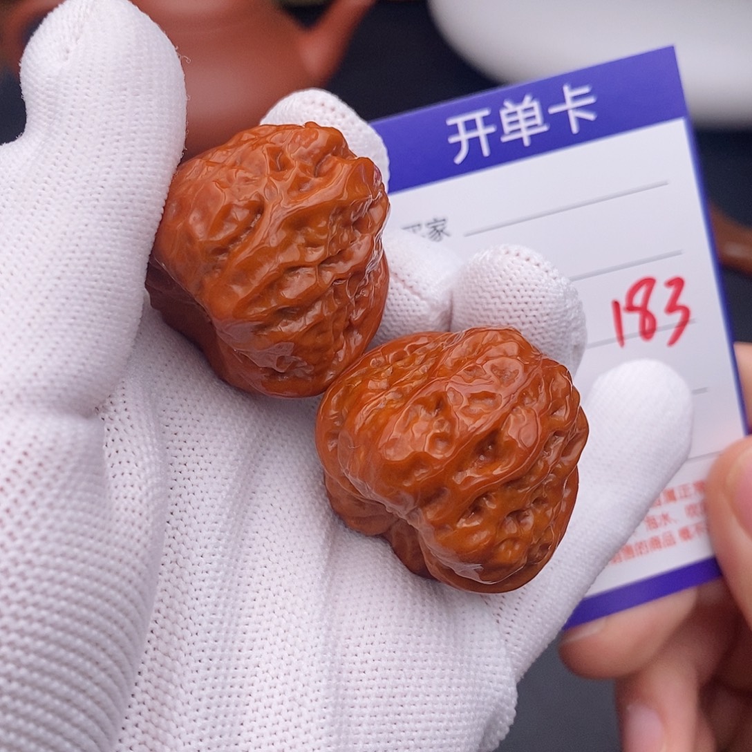 文玩核桃把件35蛤蟆头183