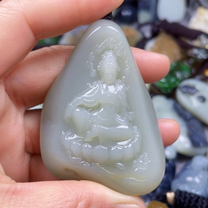 和田玉挂件未镶嵌凯****℡