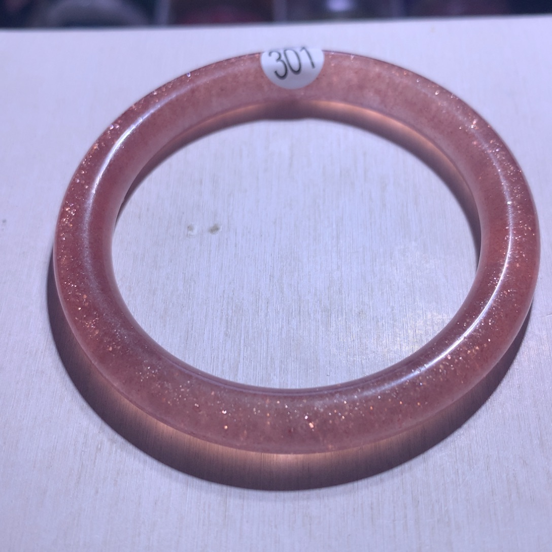 银S925镶嵌水晶手镯红草莓52.7圈301