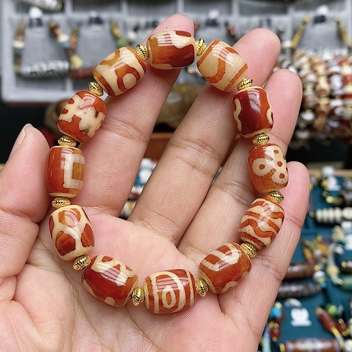 玛瑙/玉髓颈饰合金