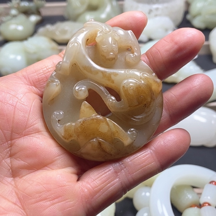 和田玉挂件未镶嵌