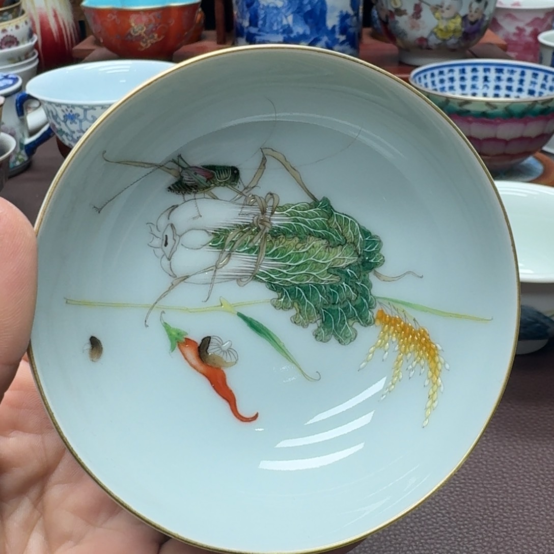 瓷片景德镇仿古手工制作精品展示