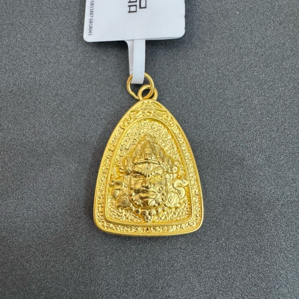 【莹莹专享】足金999 黄财神 GP 1.03 纳金添福