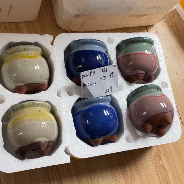 粗陶多肉花盆微瑕811