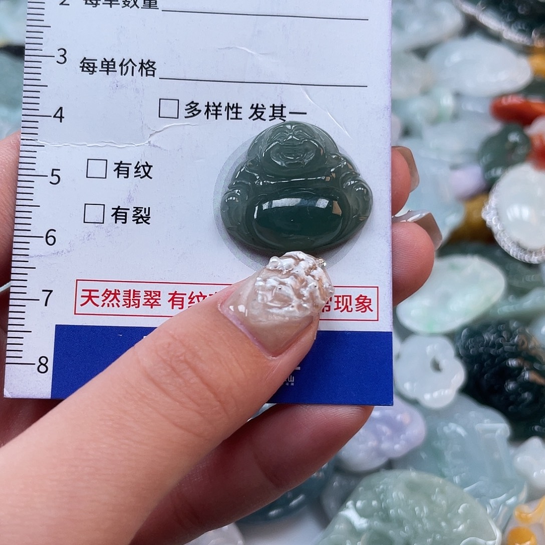 翡翠未镶嵌颈饰722