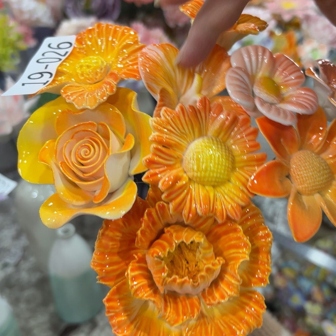 1926 陶瓷花拍满20元发货，退款拉黑