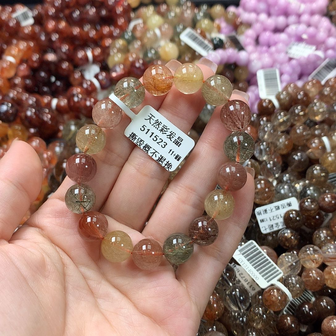 水晶手链未镶嵌，