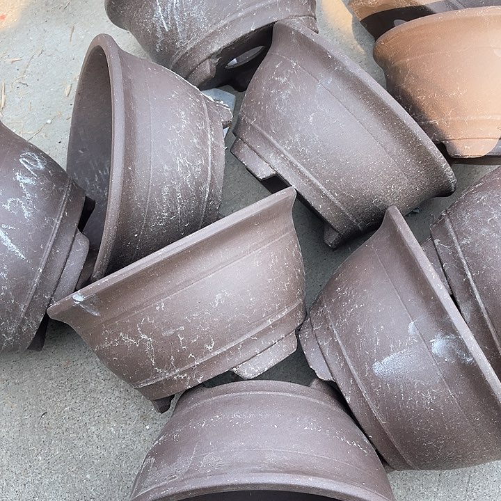 紫砂花盆100-10。19.5-10