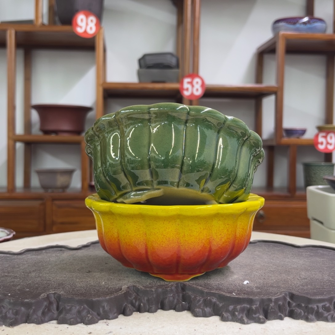 紫砂花盆瑕疵5.5-14。。。