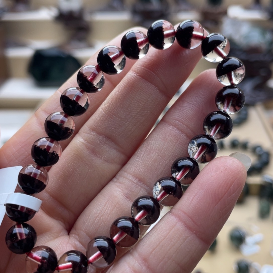 未镶嵌水晶手链红幽灵聚宝盆手串