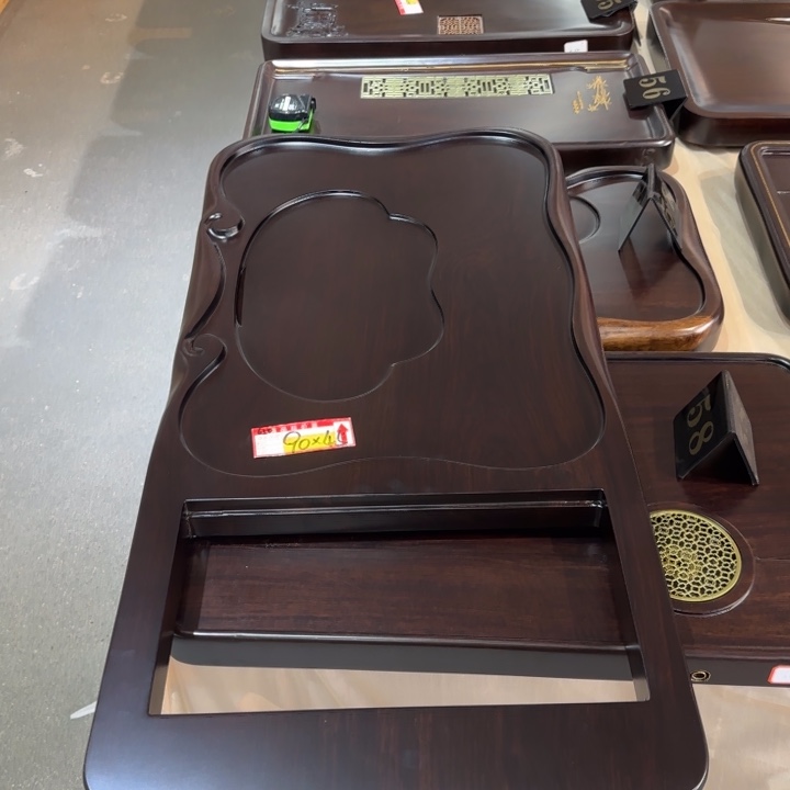 h*l黑檀实木茶盘实物