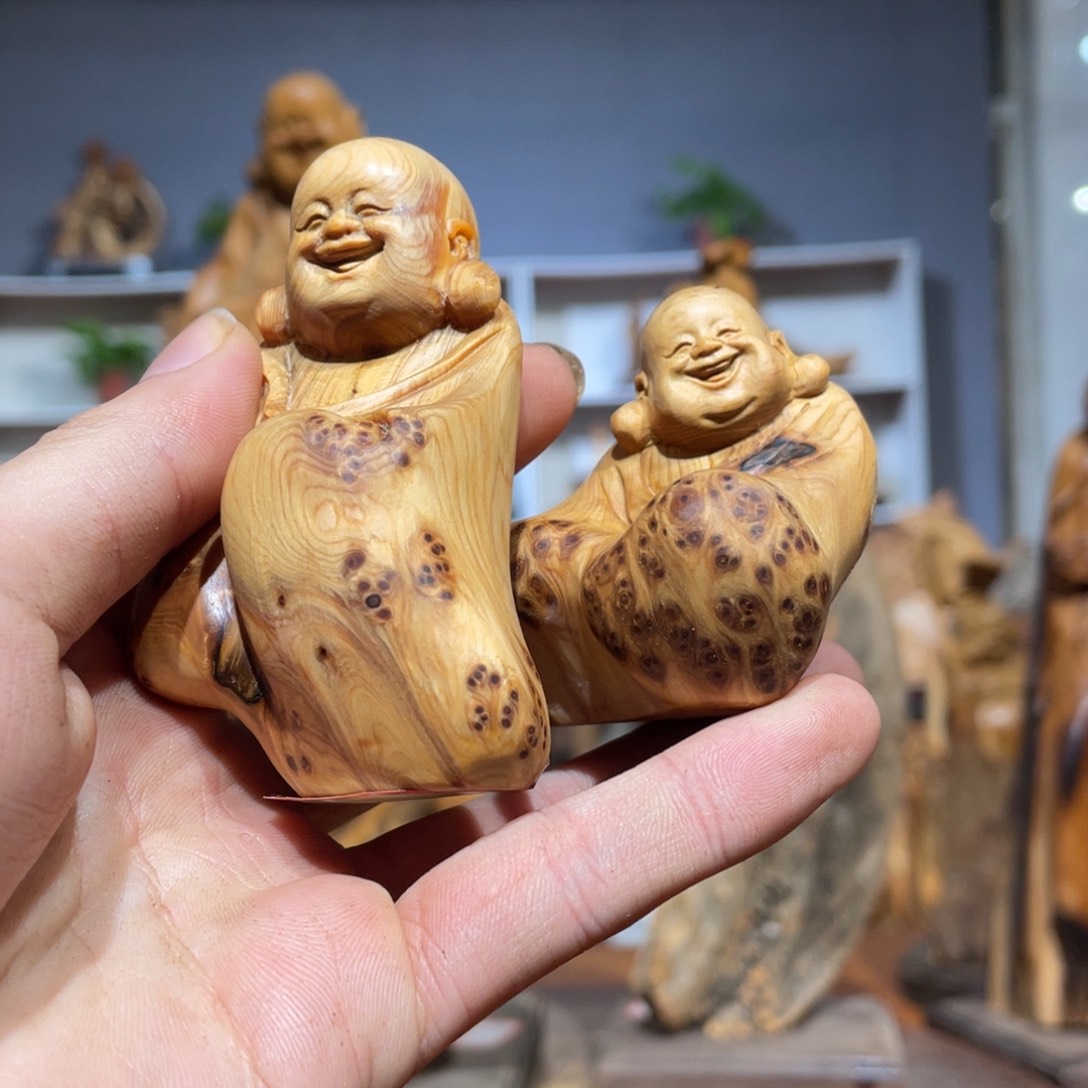 柏木（崖柏）佛**！工艺品