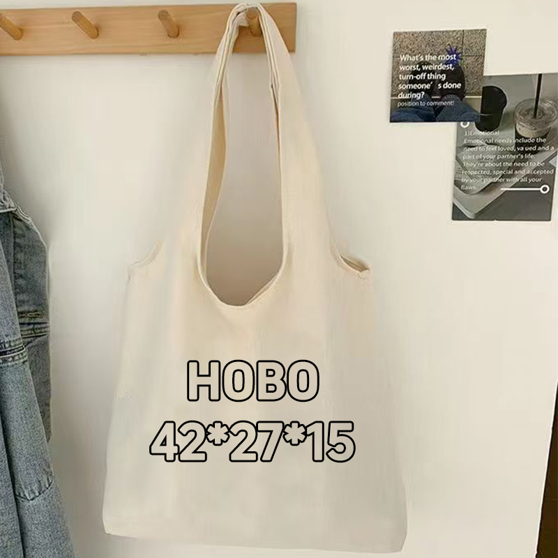 HOBO单肩时尚慵懒风荔枝纹棉麻腋下包轻奢百搭女士经典高雅拼色