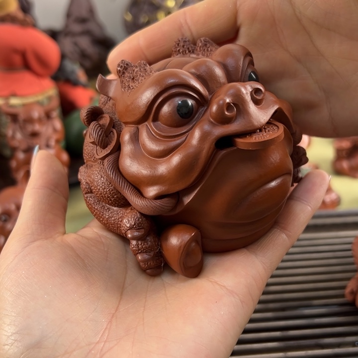 紫砂茶宠￥****￥紫砂龙蟾