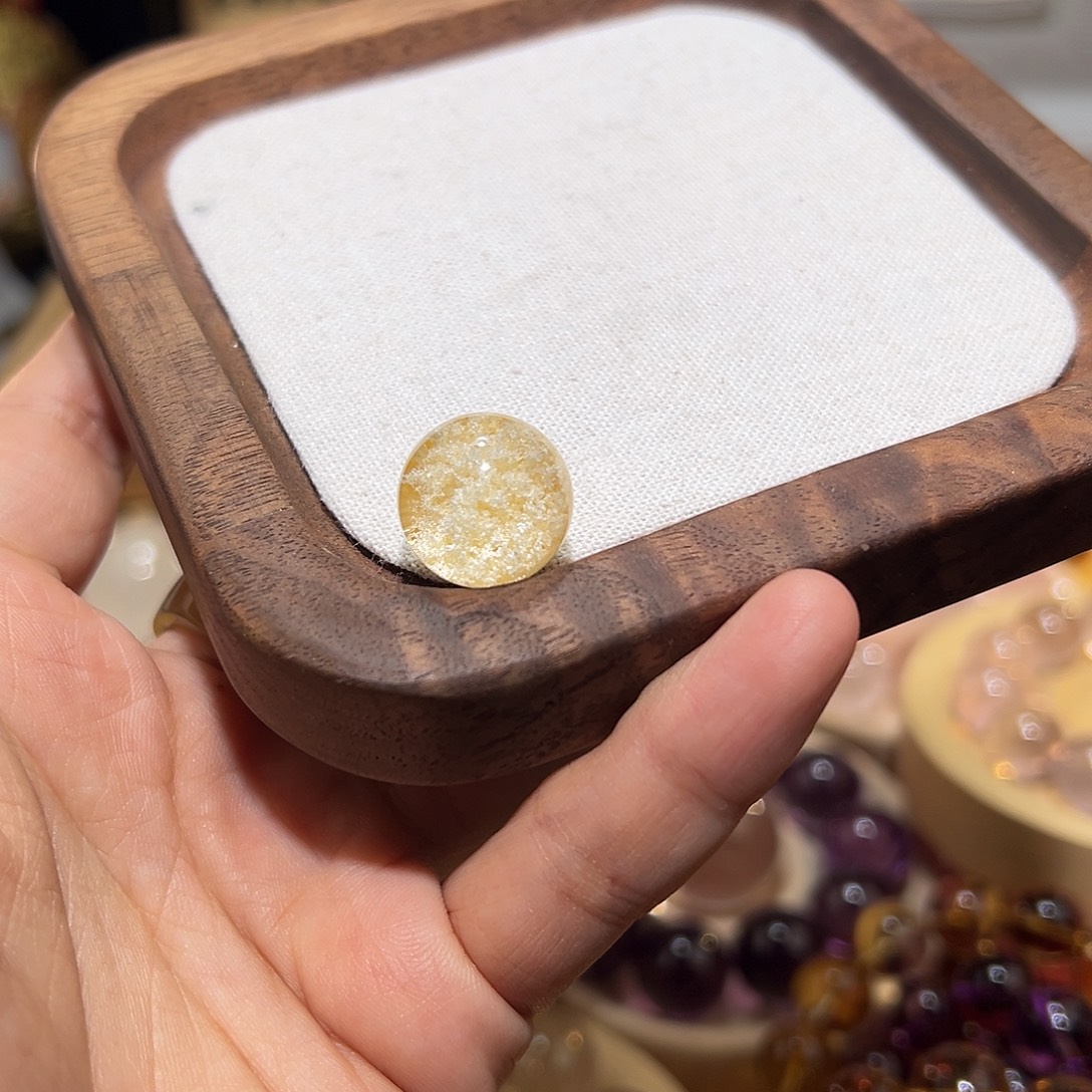 紫***菁水晶未镶嵌吊坠(不含链)打孔不退不换