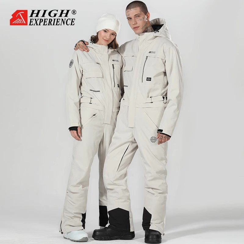 【3折清】新品单板连体滑雪服专业防水夹棉情侣工装9125/9125-1