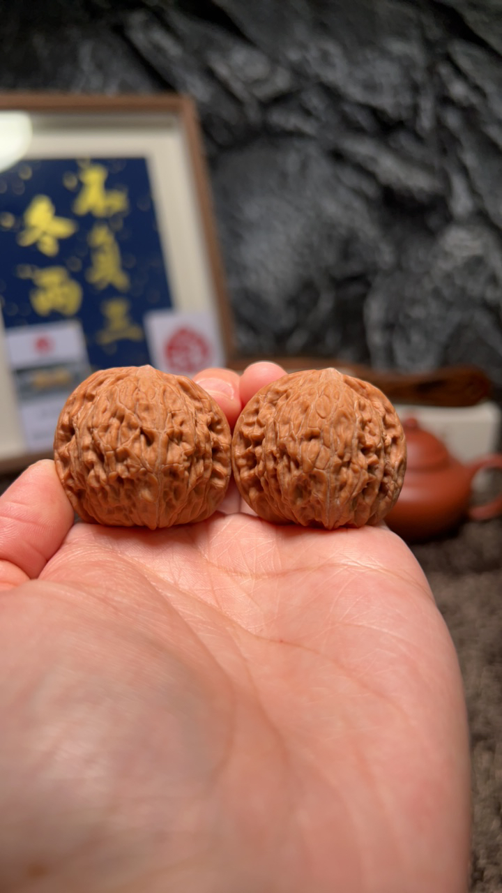 文玩核桃 房山磨盘6089号36尺寸