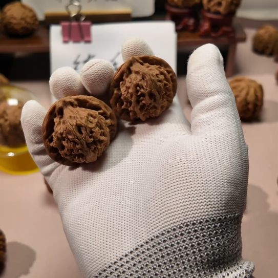 文玩核桃吊坠41全品无修宫灯