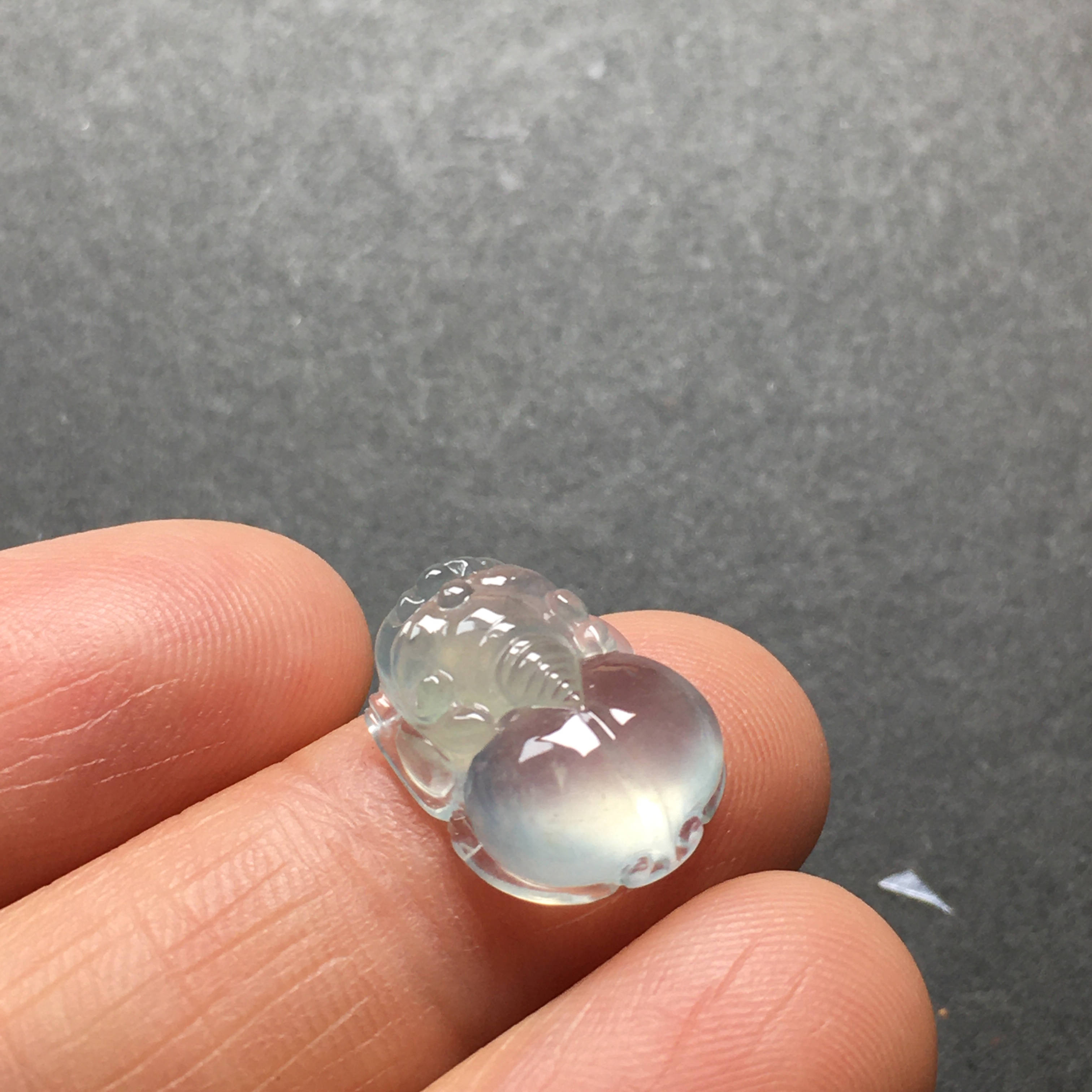 尺寸14.9-11.4-5.2天然翡翠a高冰透晴貔貅男女戒指手串绳项链气质