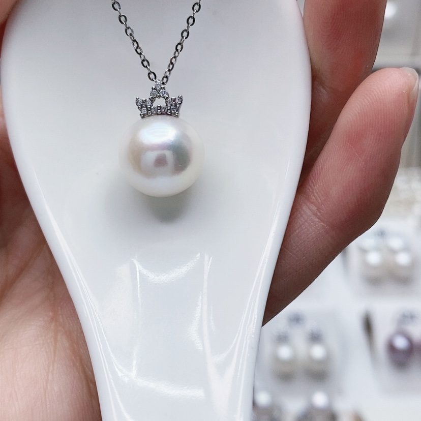 【闪购商品】淡水珍珠颈饰银S925镶嵌