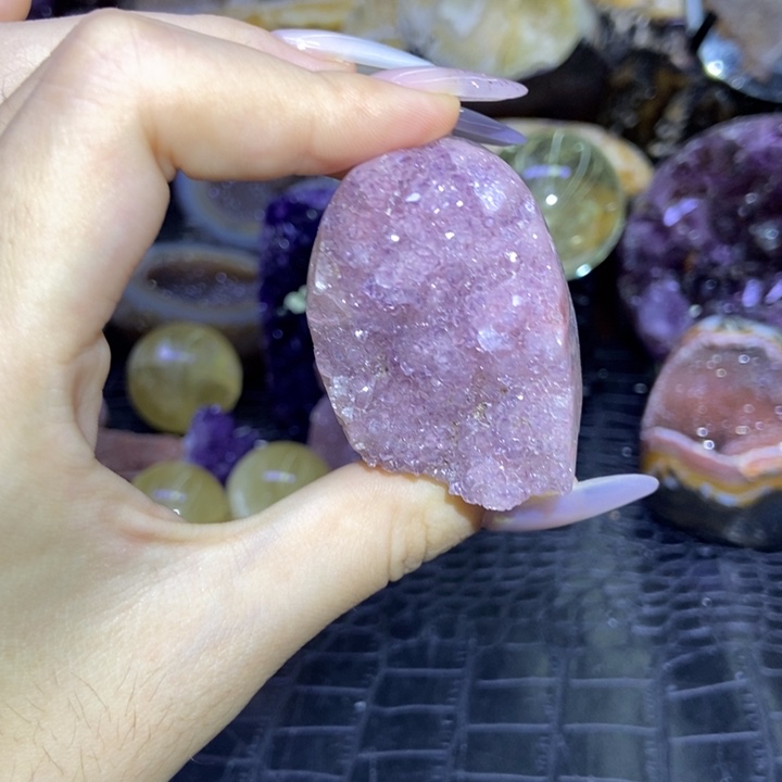 未镶嵌珠宝半成品水晶晶镇