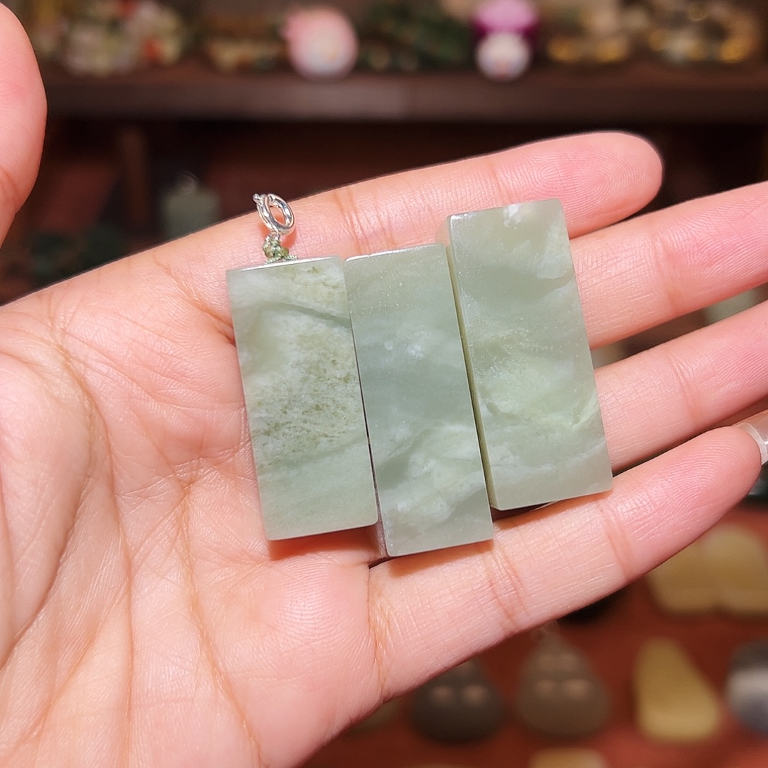 和田玉未镶嵌颈饰任选其一