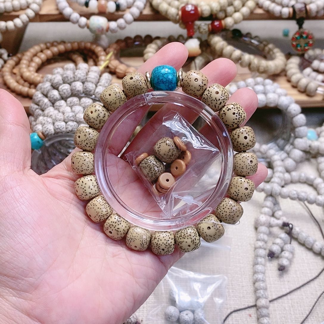 手串星月菩提定制单圈12*11m m