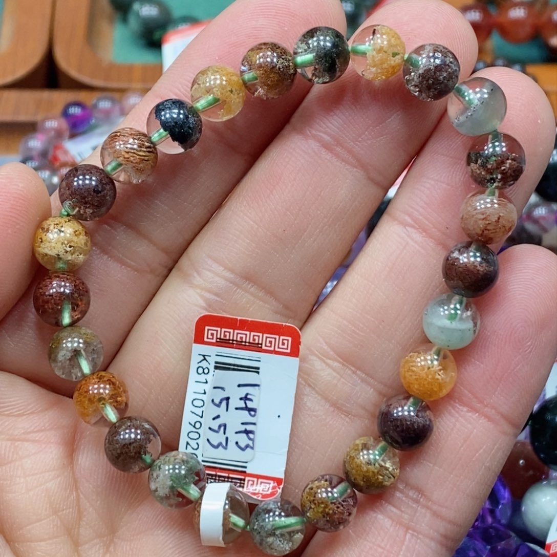 水晶手串未镶嵌天然