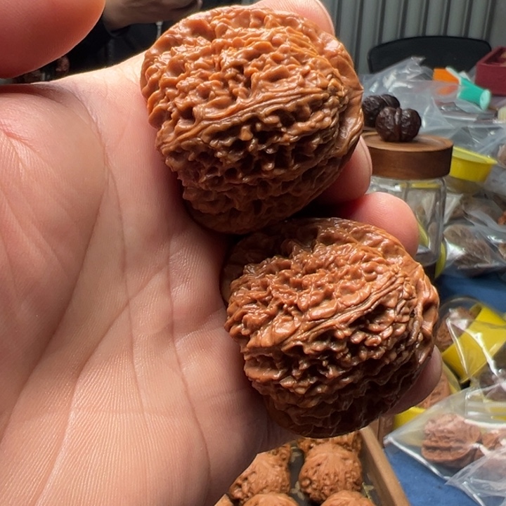 福***运文玩核桃把件全品南疆石狮子头