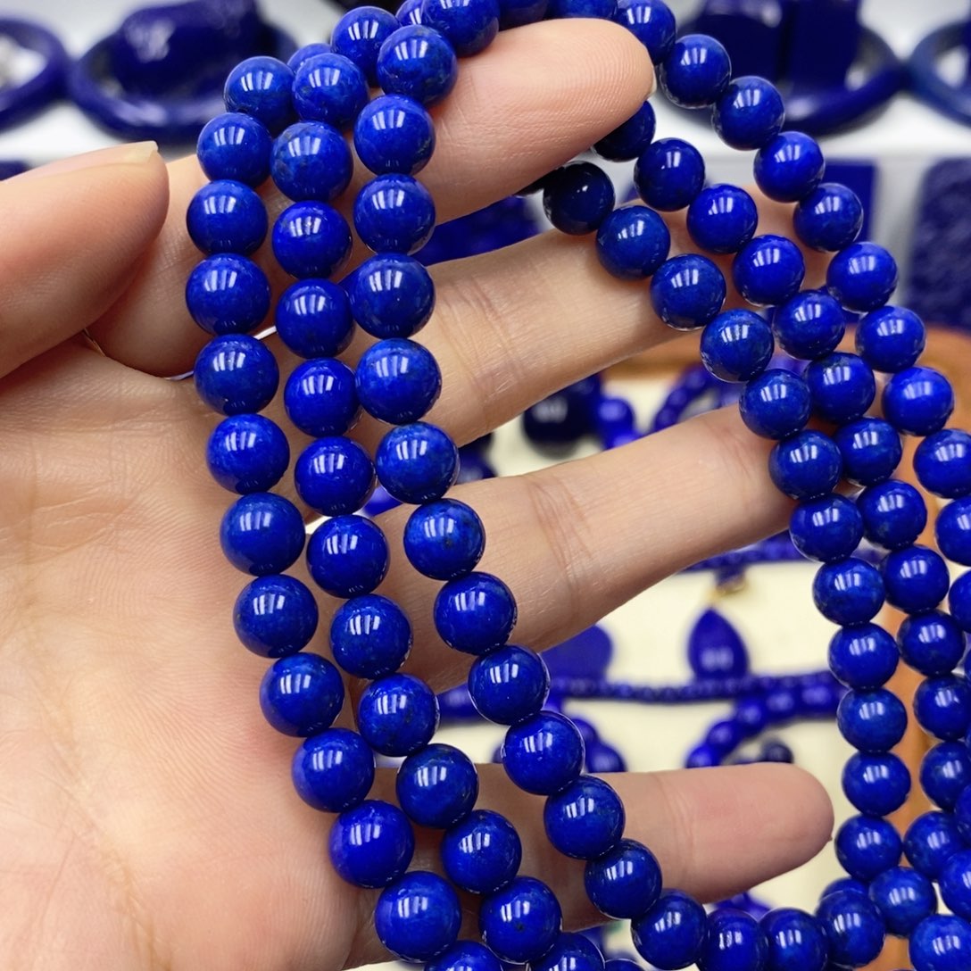 青金石手链未镶嵌穆*