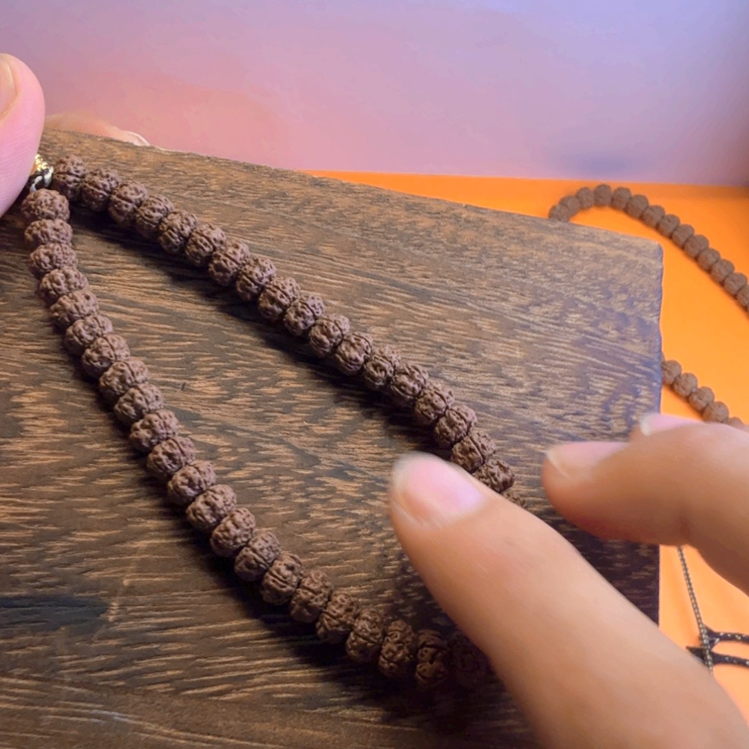 宝***藏吊坠金刚菩提平细单圈