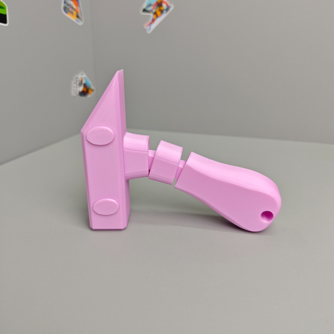 3d打印玩具小锤子儿童玩具桌面摆件可活动关节