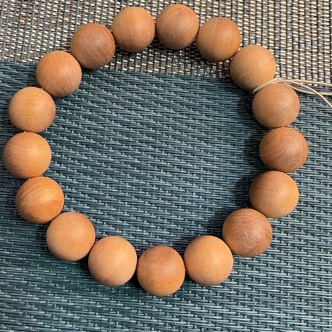 妖***藏木老山1.2单圈手串药香奶香甜凉韵