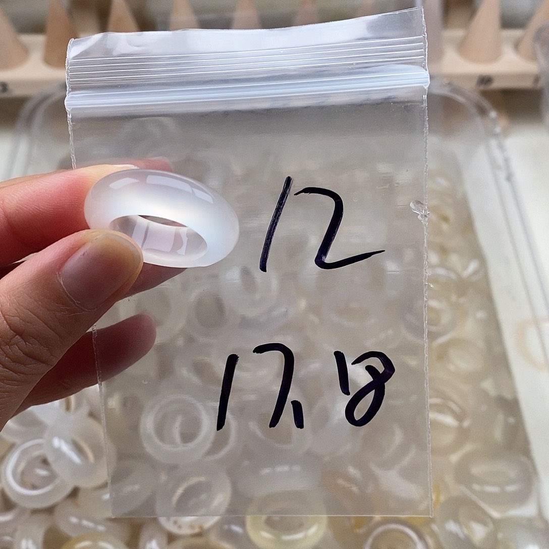 未镶嵌戒指玛瑙/玉髓