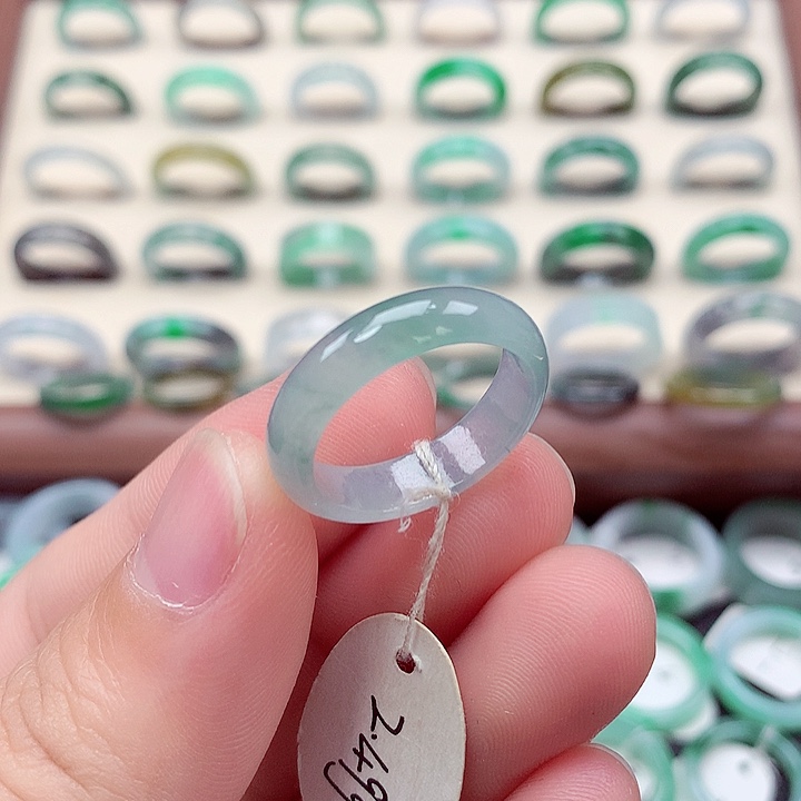 翡翠戒指未镶嵌18号