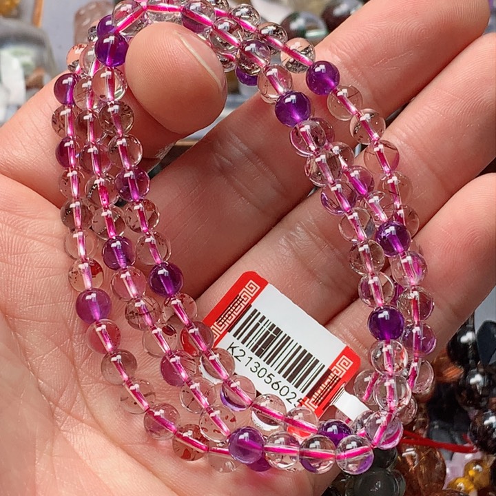 水晶手串未镶嵌天然