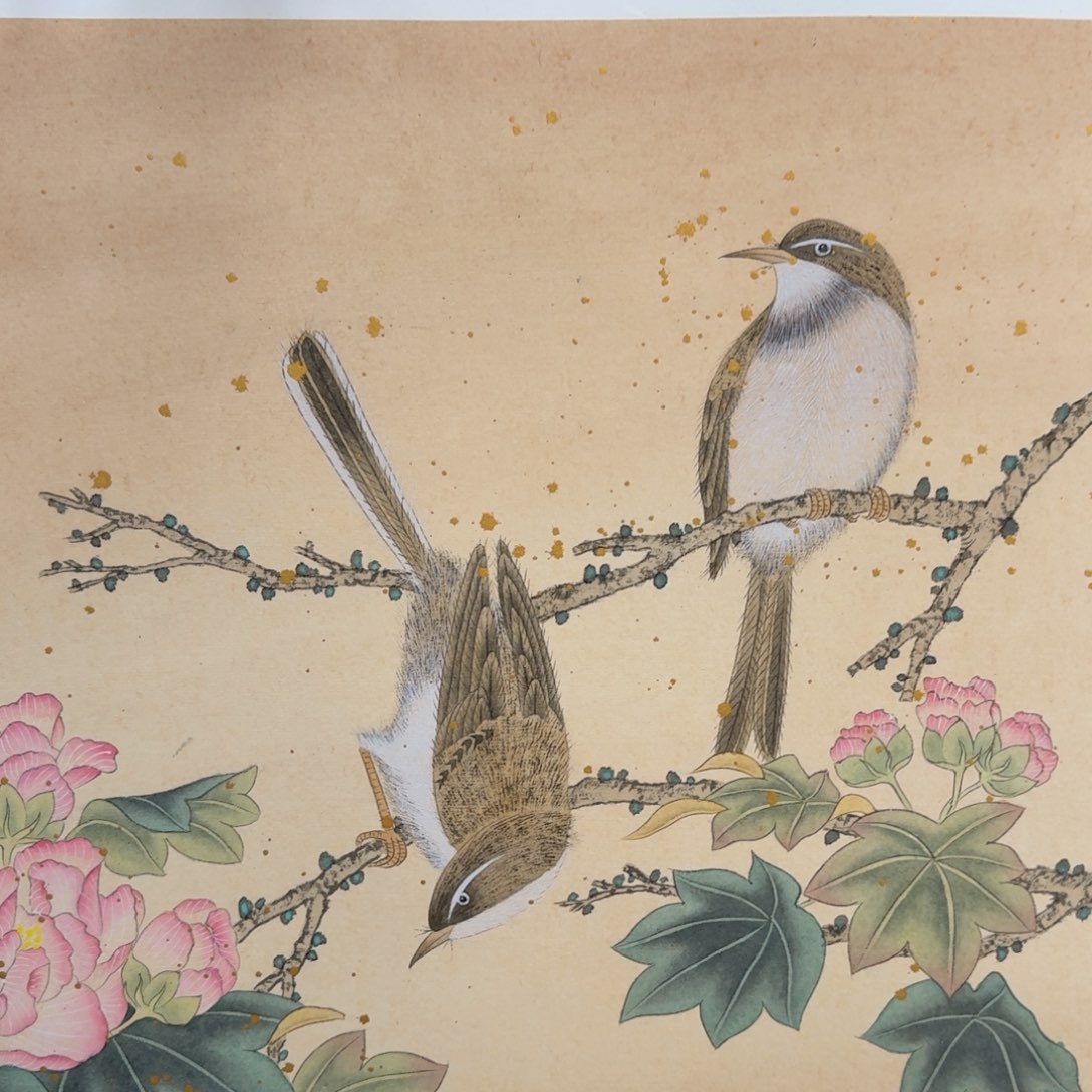 国画国画作品山水花鸟纯手绘