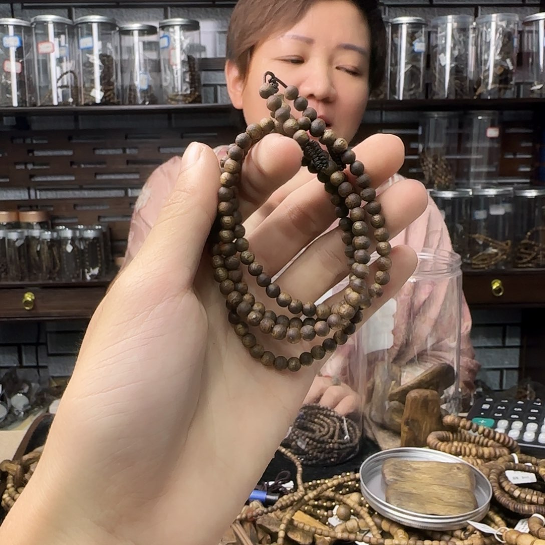 手串沉香奇楠沉香圆珠多圈多样性发一