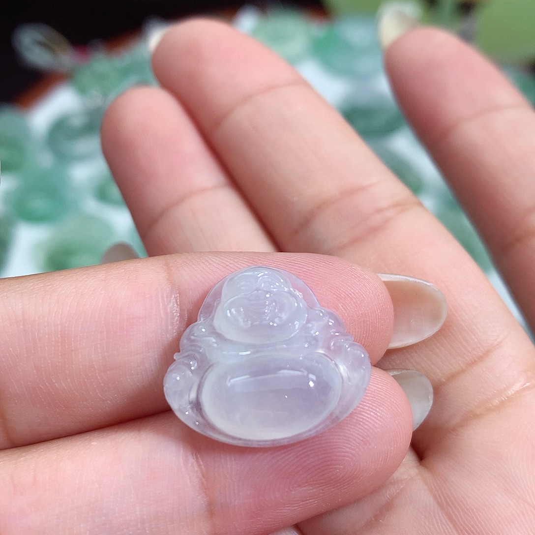 颈饰未镶嵌翡翠佛公