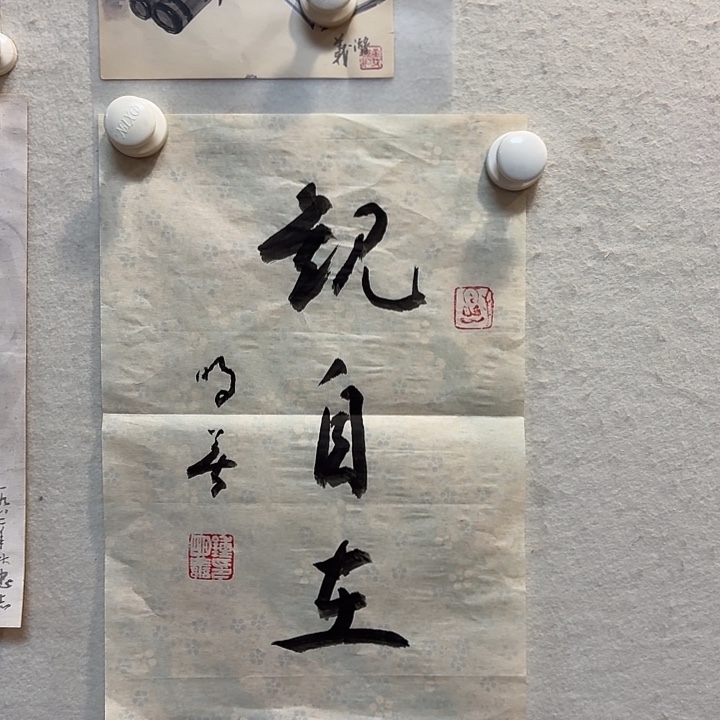寒***良书法老师作品防漏