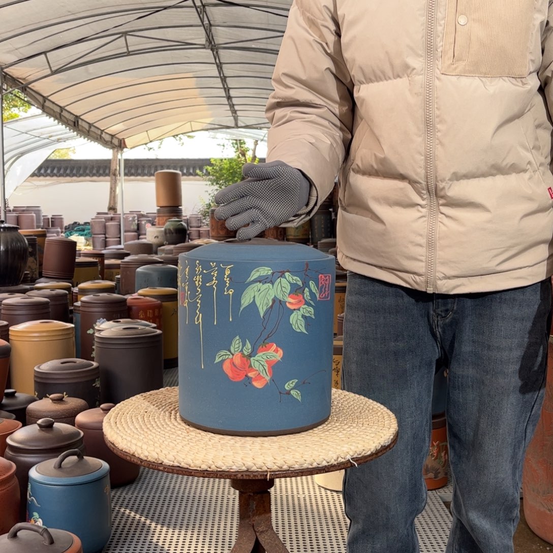 茶叶罐紫砂8 饼茶叶罐