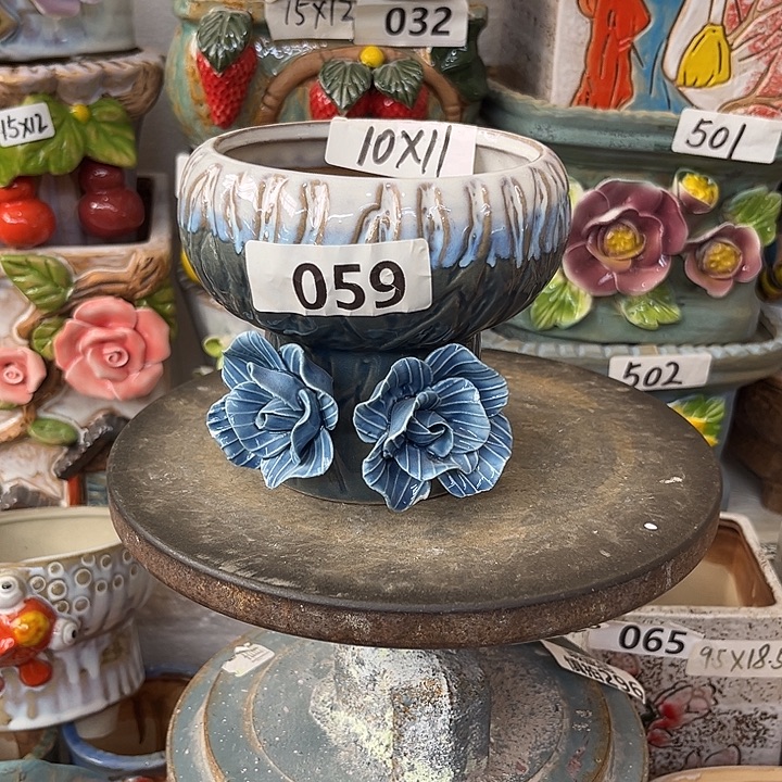 粗陶材质多肉花盆