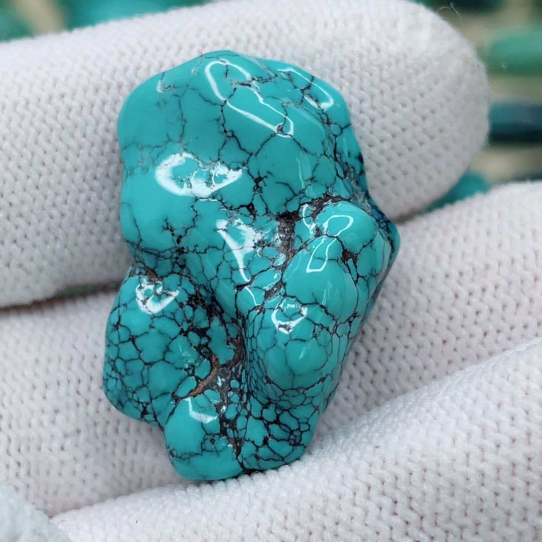 绿松石珠宝奇石未镶嵌